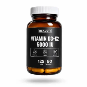 Витамин Д3 + К2 5000 ед. Beauvit 60 кап.